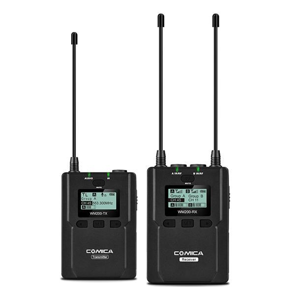 Радиосистема UHF COMICA WM200C 1 трансмиттер + 1 ресивер СН000718 - фото 1112796