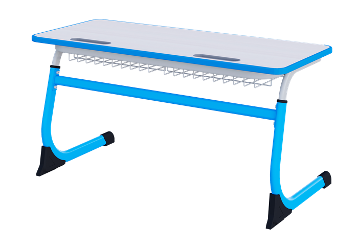 Парта двухместная с антивандал. кромкой (р.г. 3-5) ГК-СТ-04