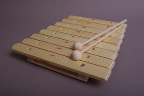 {{photo.Alt || photo.Description || 'Ксилофон диатонический Ля мажор (8 пластин, на низком резонаторе, ель)'}}