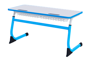 Парта двухместная с антивандал. кромкой (р.г. 3-5) ГК-СТ-04