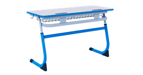 Парта двухместная с антивандал. кромкой (р.г. 5-7) ГК-СТ-02