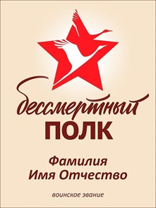 Транспарант без фото 30х40 см с флагштоком (T.0107) ms.t.0107