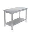 СТОЛ универсальный Luxstahl СПУ-19/7 со сплошной полкой нерж. КЛ000020