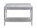 СТОЛ универсальный Luxstahl СПУ-18/7 со сплошной полкой нерж. КЛ000022