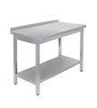 СТОЛ универсальный Luxstahl СПУ-13/7 со сплошной полкой нерж. КЛ000032
