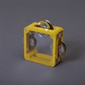 Бубен из массива березы с натяжкой, D 10 см. с росписью МС00000237
