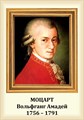 Стенд «Композитор Вольфганг Амадей Моцарт. Портрет.», 35х50 см ms.13213