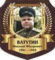 Стенд «Ватутин Николай Фёдорович. Портрет.», 55х60 см, резной ms.13355 - фото 798274