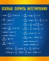 Стенд «Основные формулы интегрирования», 90х110 см ms.12844