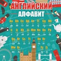 Стенд «Английский алфавит», 110х110 см ms.13625