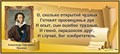 Стенд «Четверостишие Пушкина А.С. о просвещении», 120х55 см ms.17615 - фото 799190