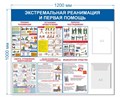 Стенд «Экстремальная реанимация и первая помощь», 120х100 см, 2 кармана ms.14016